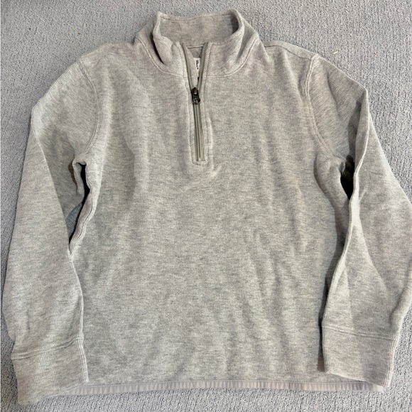 GAP Kids Light Gray Zip Pullover - Picture 1 of 3